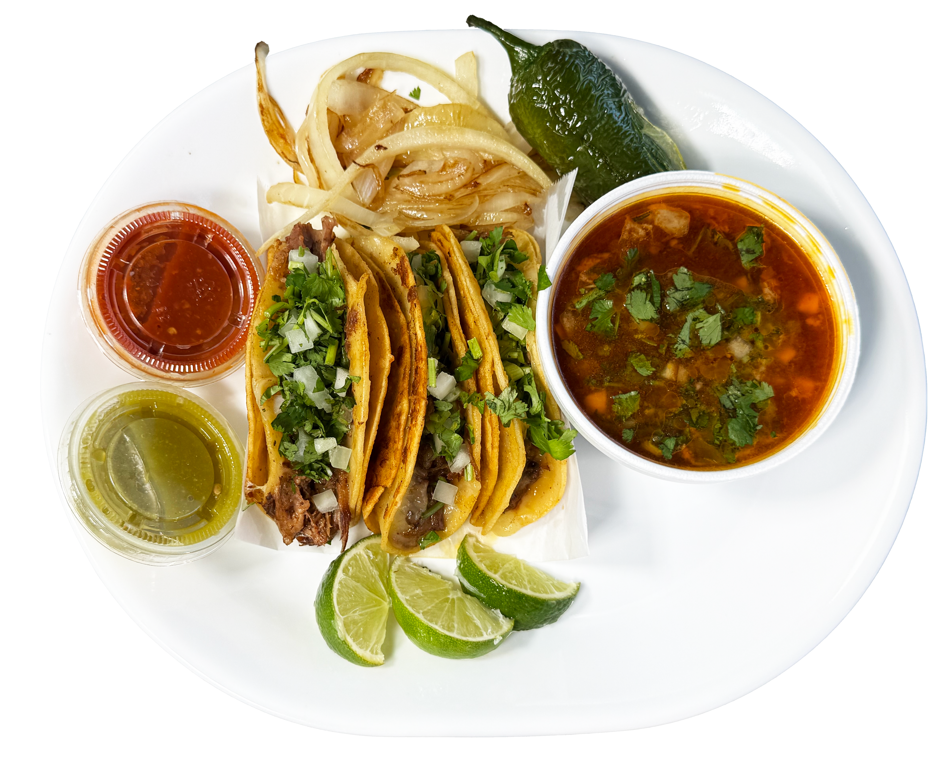 Birria Taco Plate (with Consomé)