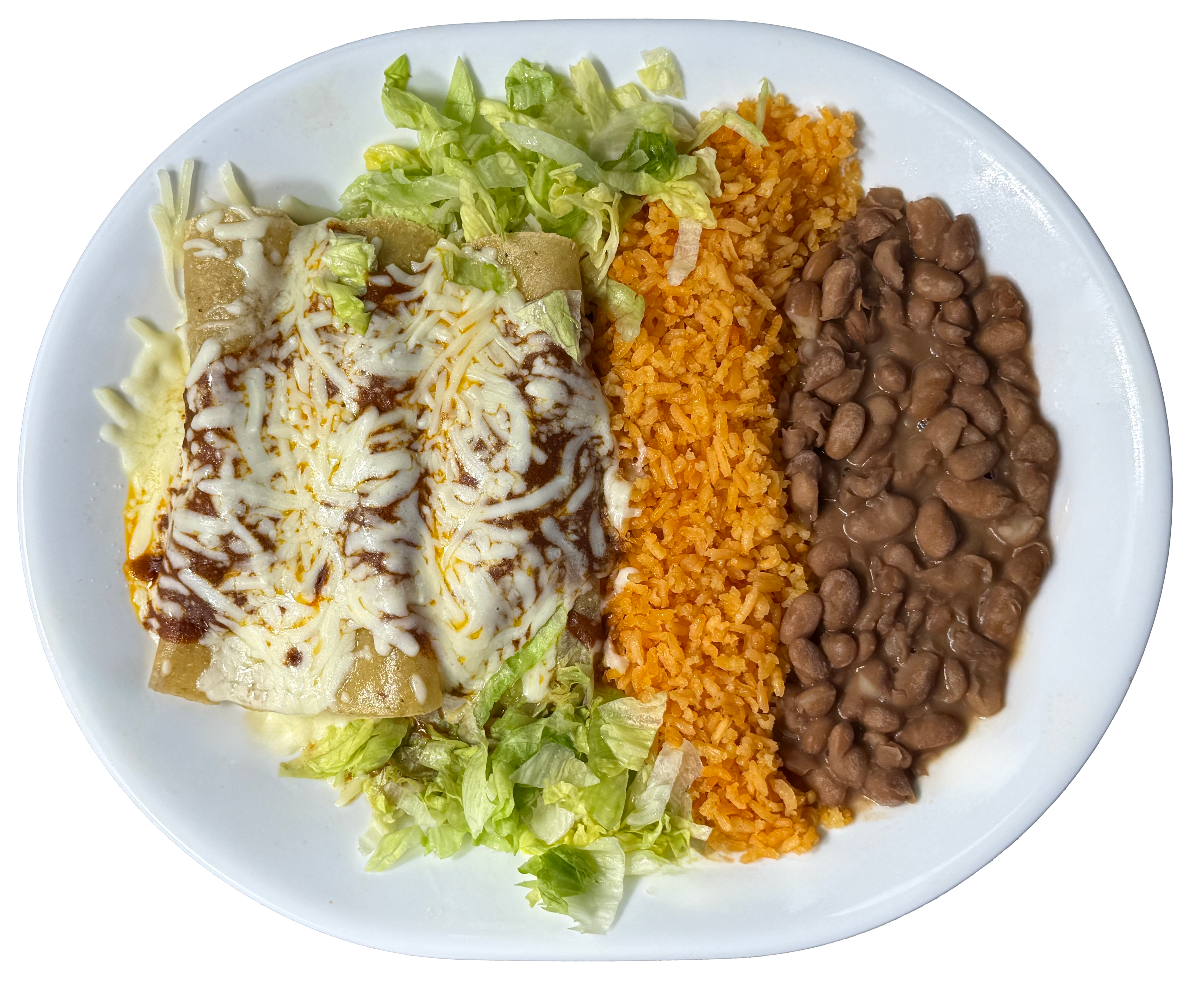 Classic Red Enchilada Plate
